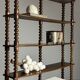 Bobbin bookcase / French antique bookshelf
