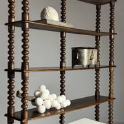 Bobbin bookcase / French antique bookshelf
