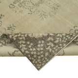 Hand-knotted turkish beige rug 190 cm x 293 cm