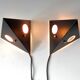 Mid-century dutch black metal night owl sconce from Raak, 1960s