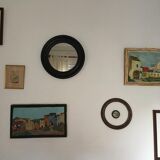 Round mirror style Napoleon III - 37x37cm