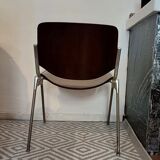 Set of 2 office chairs DSC 106 design Piretti for Castelli, 1965