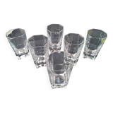 6 Verres forme haute Cristallerie Royale de Champagne  Modèle Louvois