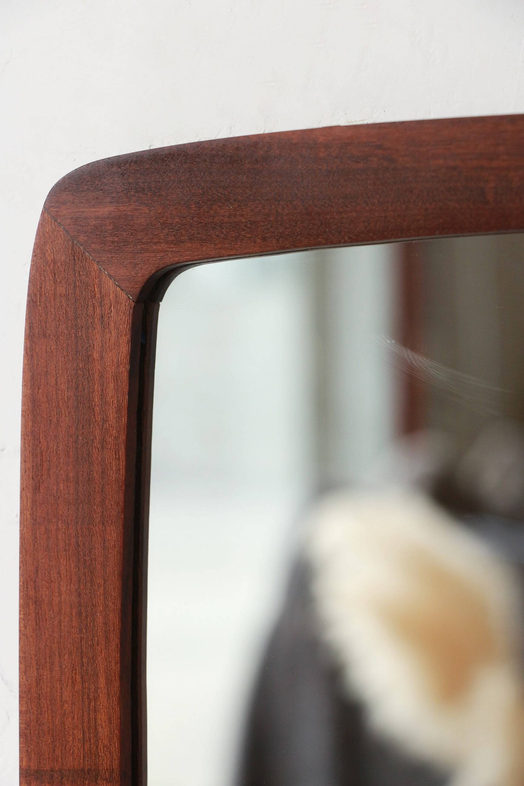 Free form mirror - teak - scandinavian - 14.09.23.01