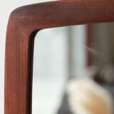 Free form mirror - teak - scandinavian - 14.09.23.01