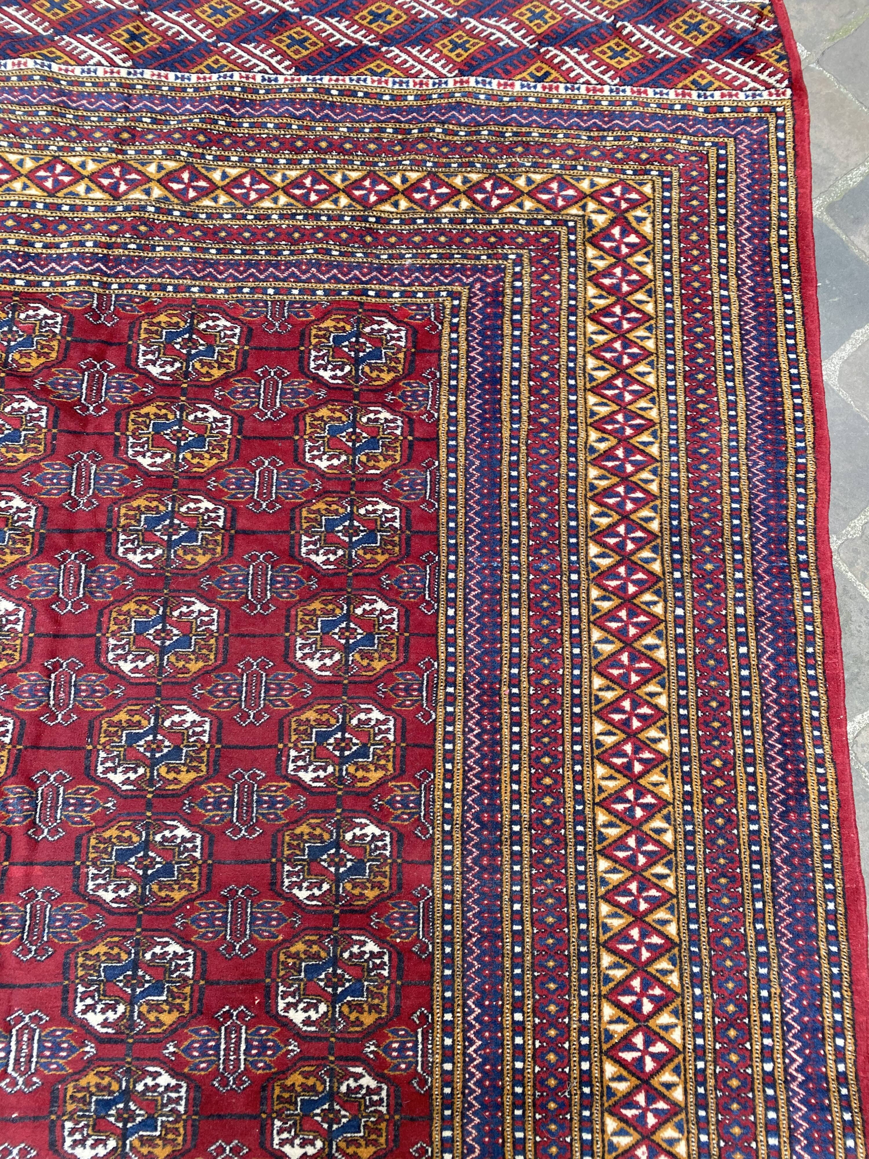 Handmade bukhara oriental carpet 270 x 160 cm