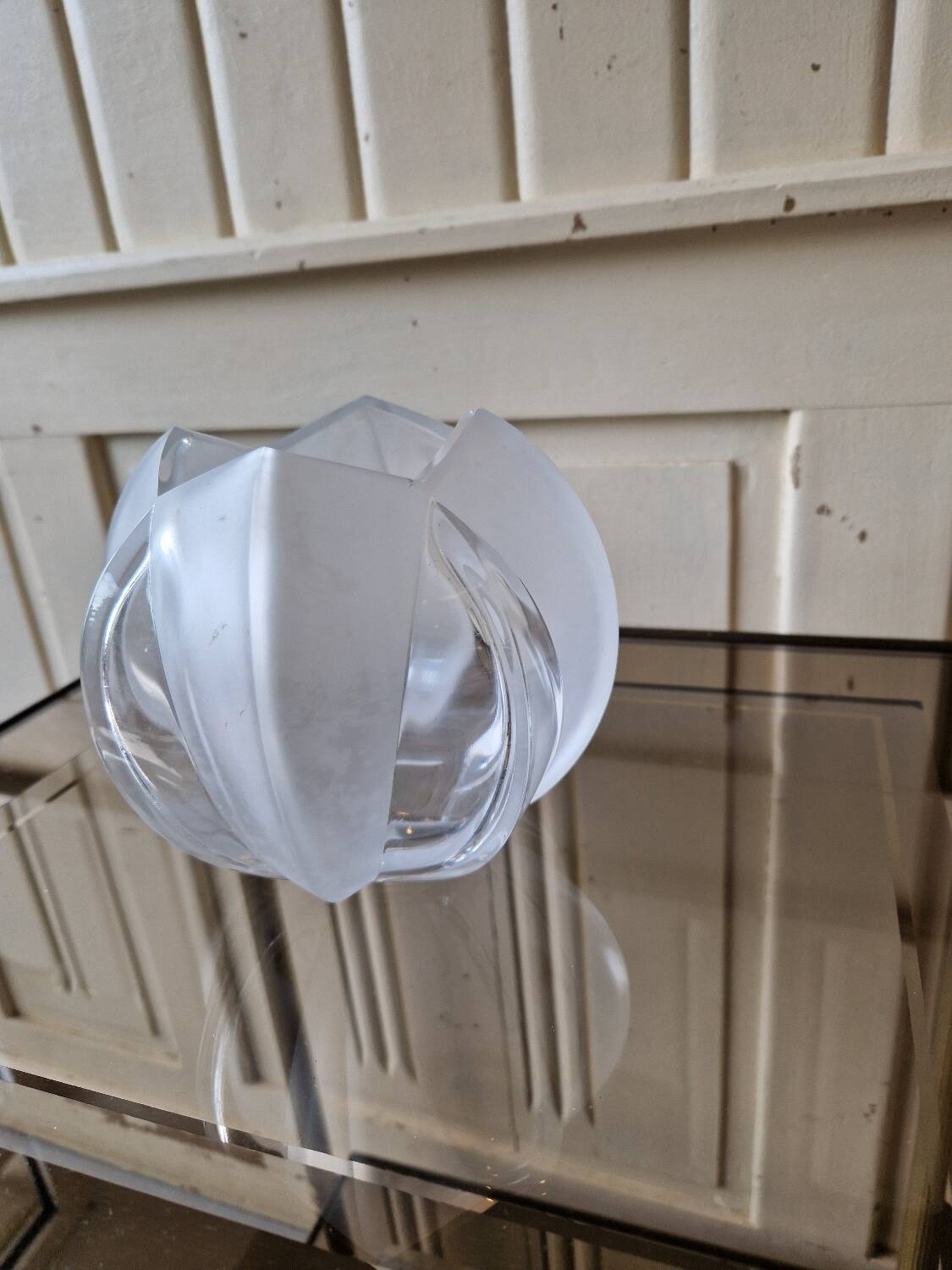 Art Deco Crystal Vase
