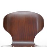 Lulli chairs by Carlo Rati for Industria Legni Curvati, 1950s, set of 4.