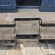 Vintage string wall shelf from the 60s in metal
