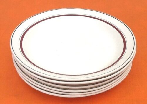 6 soup plates Boch Frères La Louvière Belgian manufacture