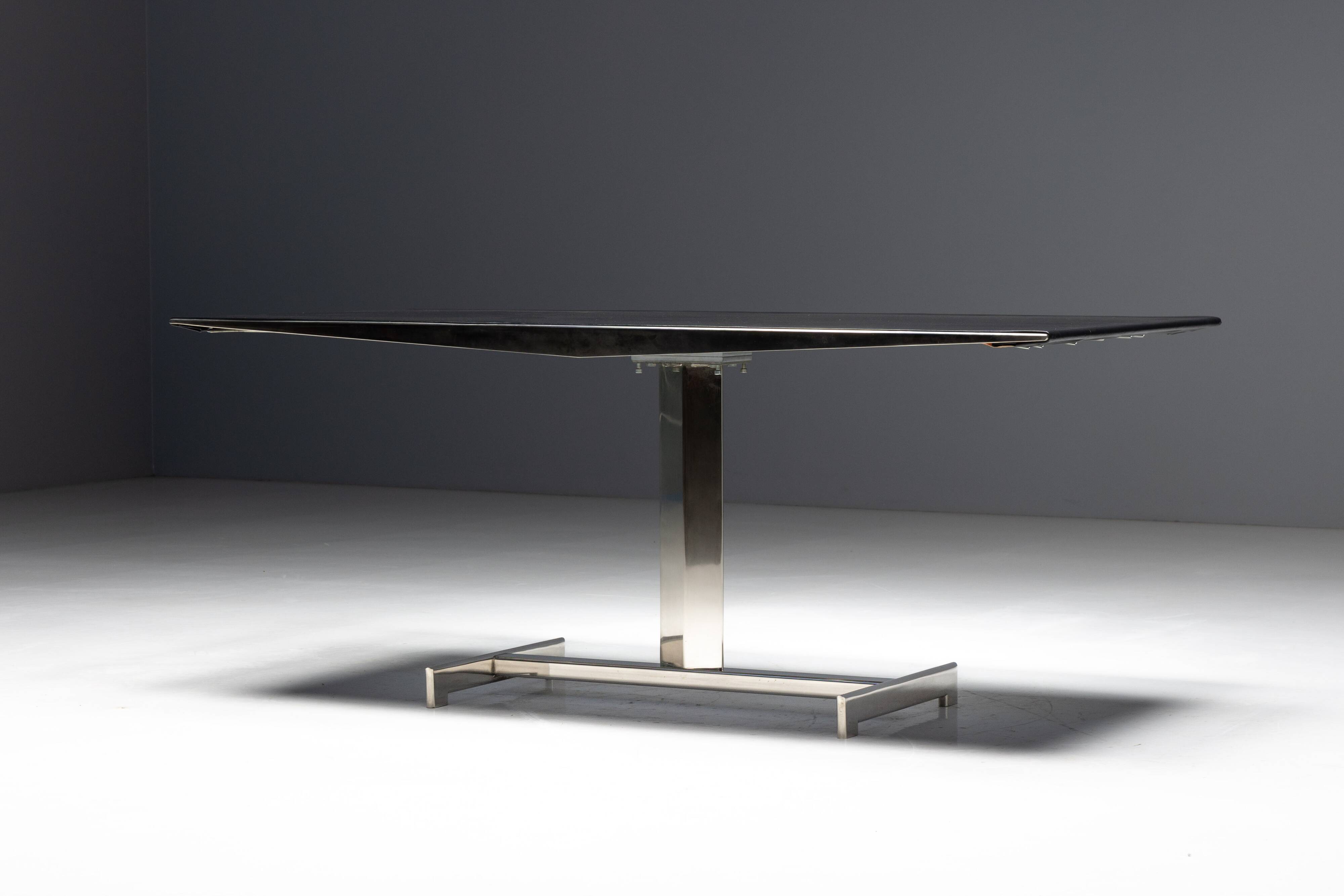 Aeronautique Dining Table by Jean Prouvé, Germany, 1990s