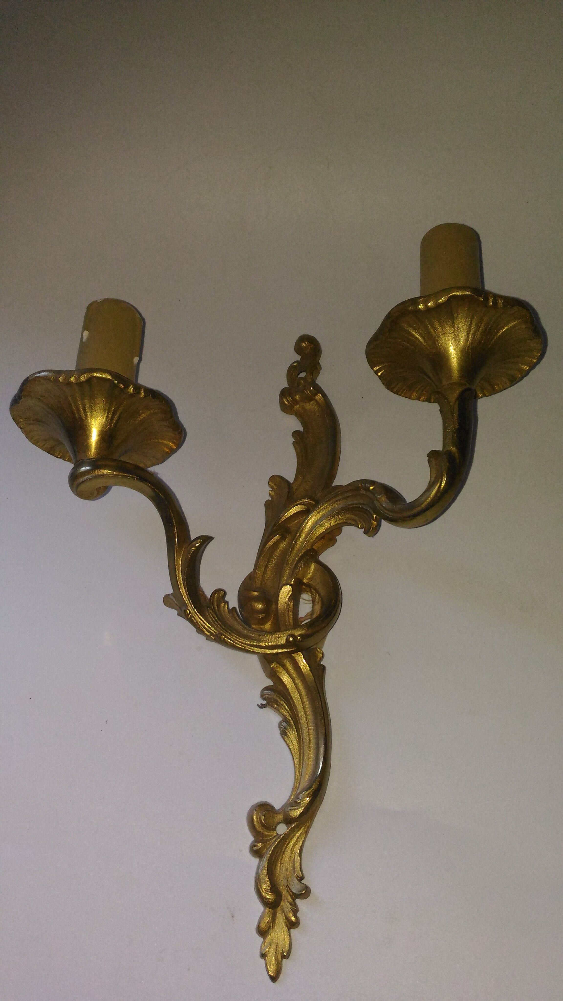 Bronze sconces