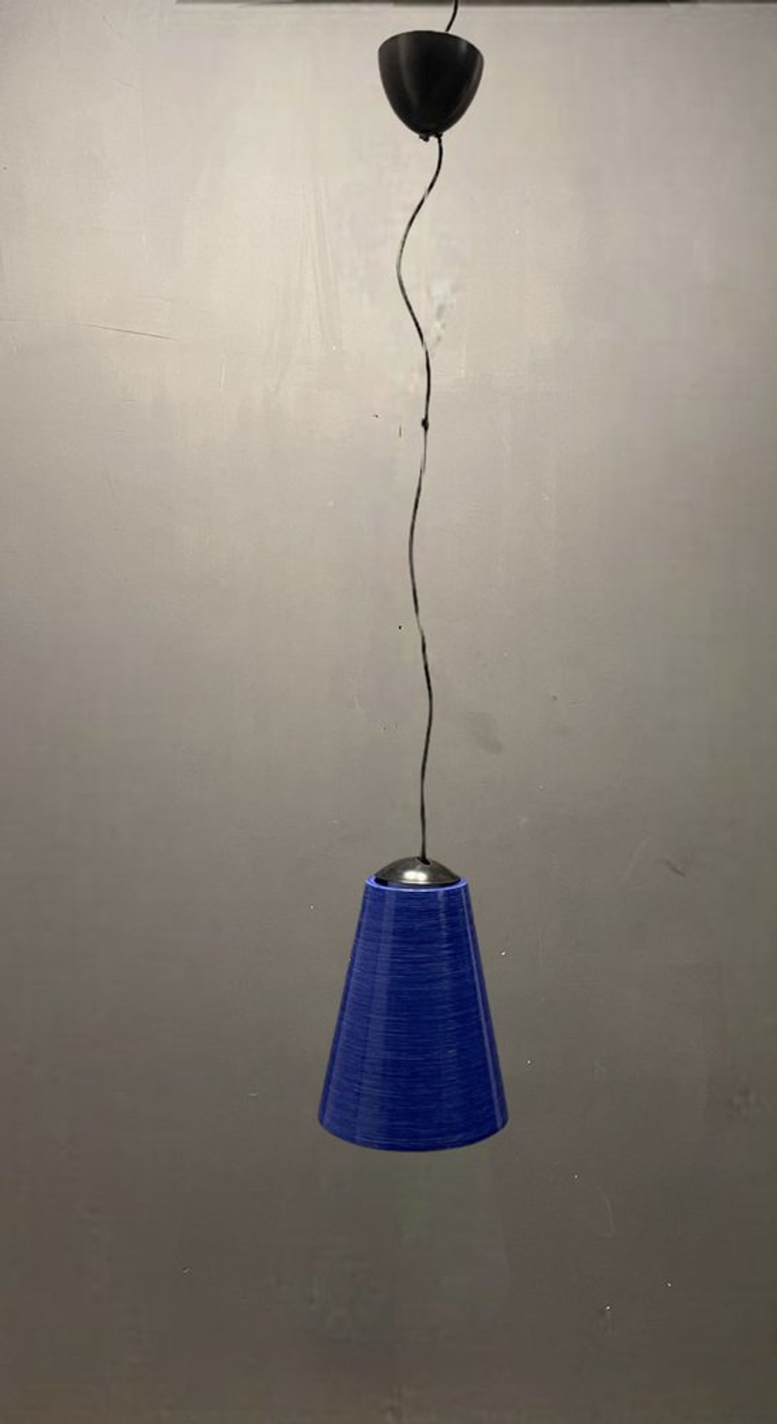 Mid-century italian murano glass light pendants, set of 2