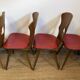 Suite de 4 chaises Baumann modèle “Gentiane” – années 60/70