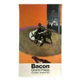 Original exhibition poster by Francis Bacon, Grand Palais, 1972