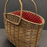 Vintage straw basket