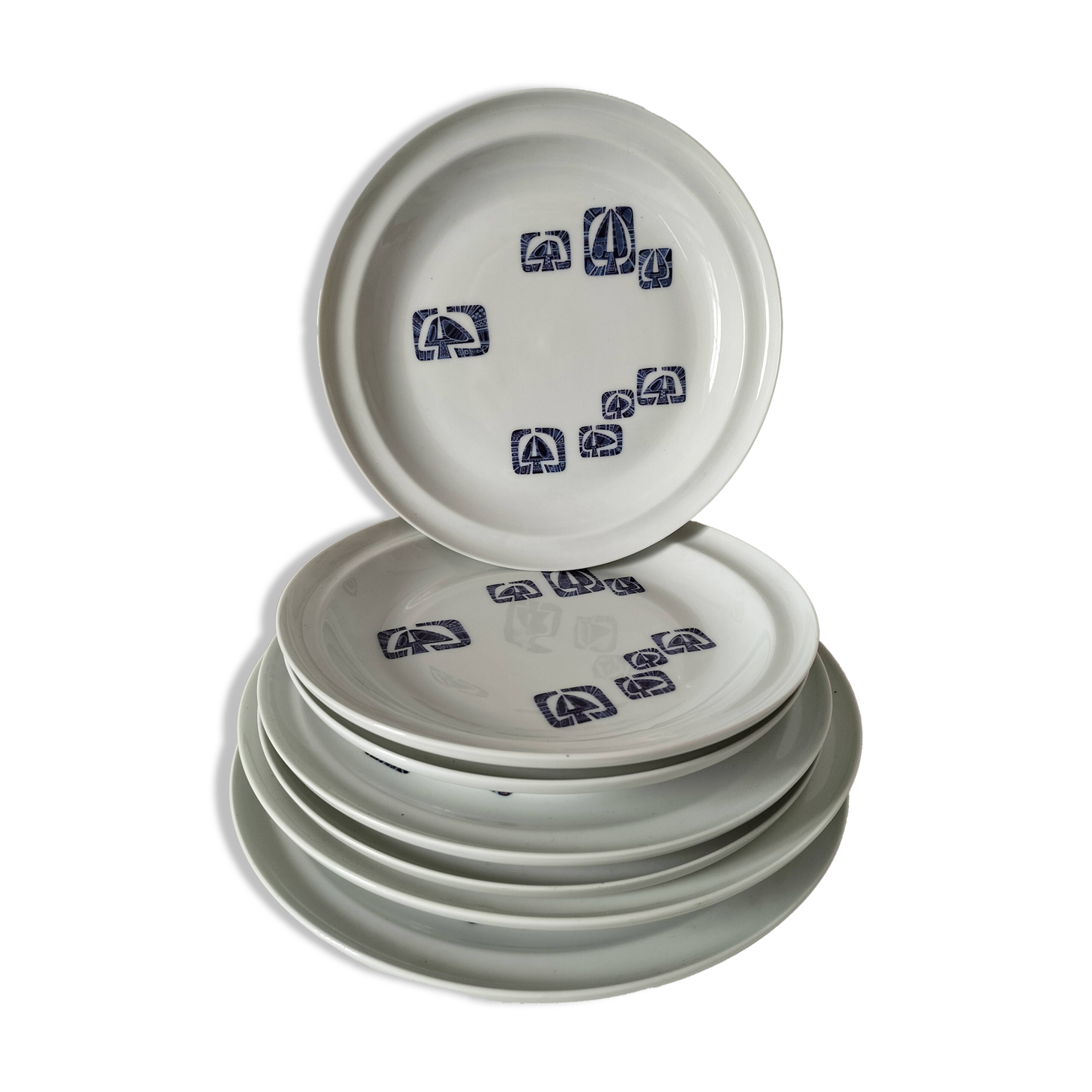 Porcelain set from Paris, Lima decoration – 7 pieces, 1970