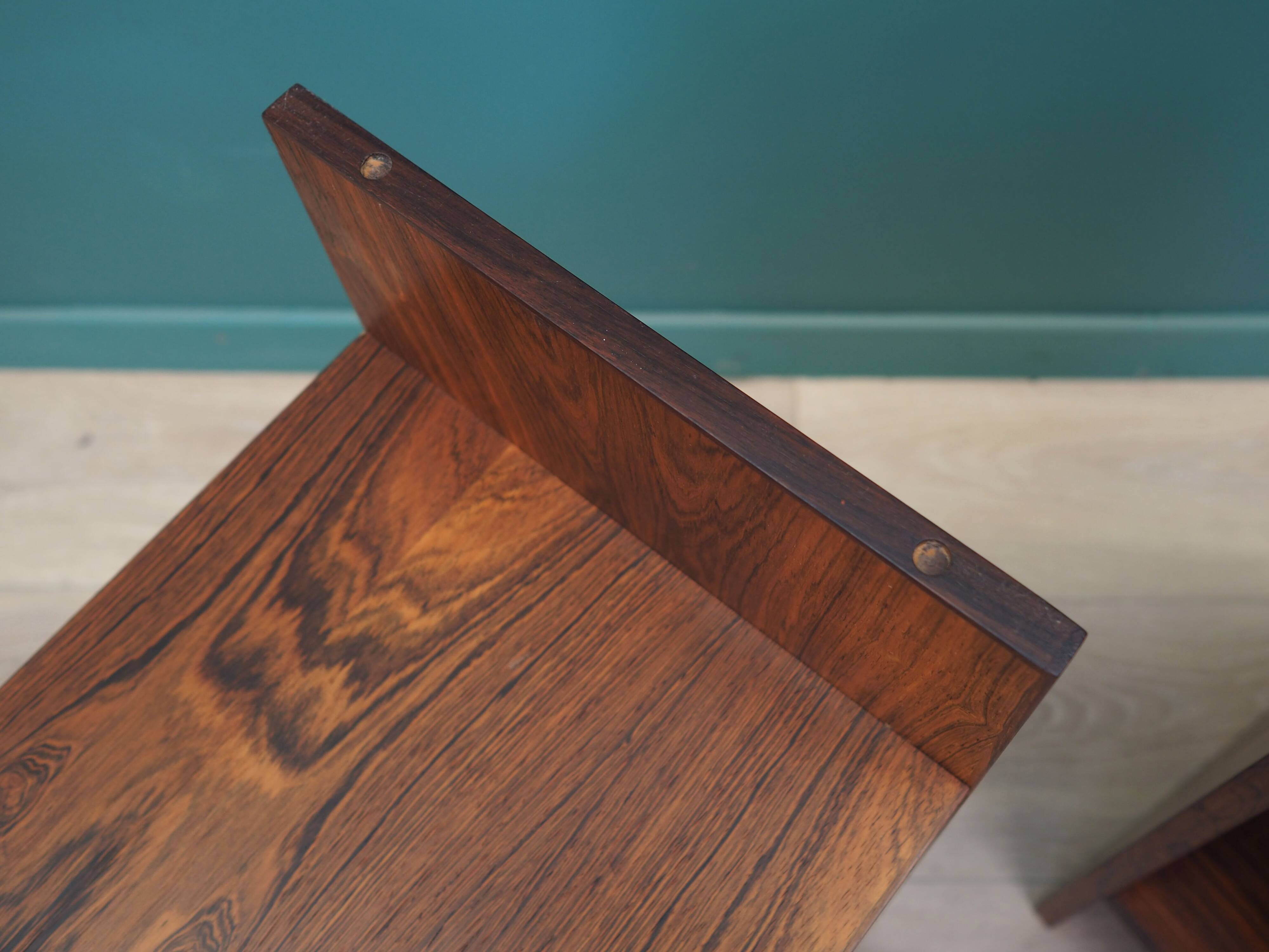 2 Danish rosewood floor-standing shelves, 1970s