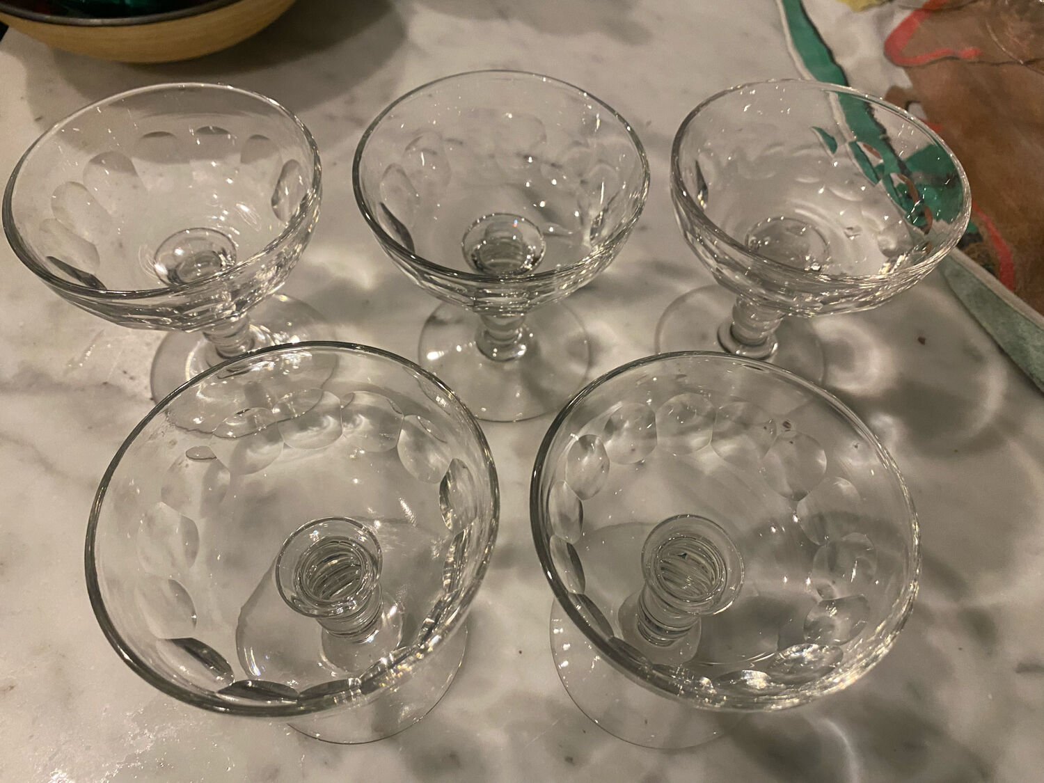 Pop-up Christmas 2022 set of 5 glasses champagne