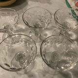 Pop-up Christmas 2022 set of 5 glasses champagne