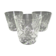 lot of 3 glass cup saint louis crystal massenet