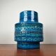 Mid-century Italian pottery vase from the Rimini Blu studio by Aldo Londi for Bitossi, 1960s.