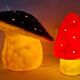 Paire de Lampes Champignon Vintage par Heico, Allemagne, 35 cm