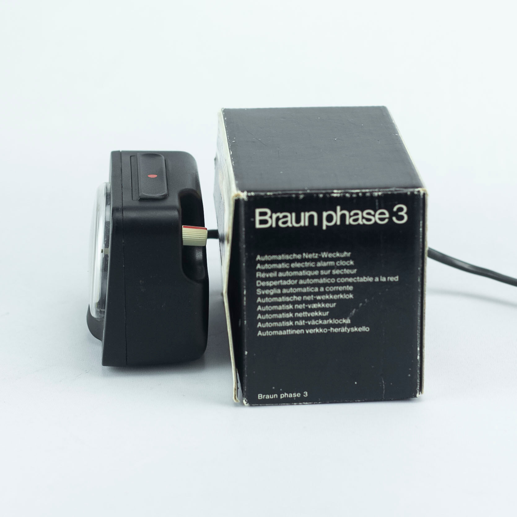 Braun Phase 3 watch design by Dietrich Lubs, 1973