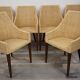 Lot de 6 chaises en rotin et bois