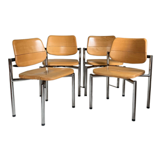 Chaises de bureau vintage Martin Stoll