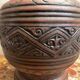Jasba Vase 5005 - West Germany 60’s - Relief decor, Zoomorphic handles -