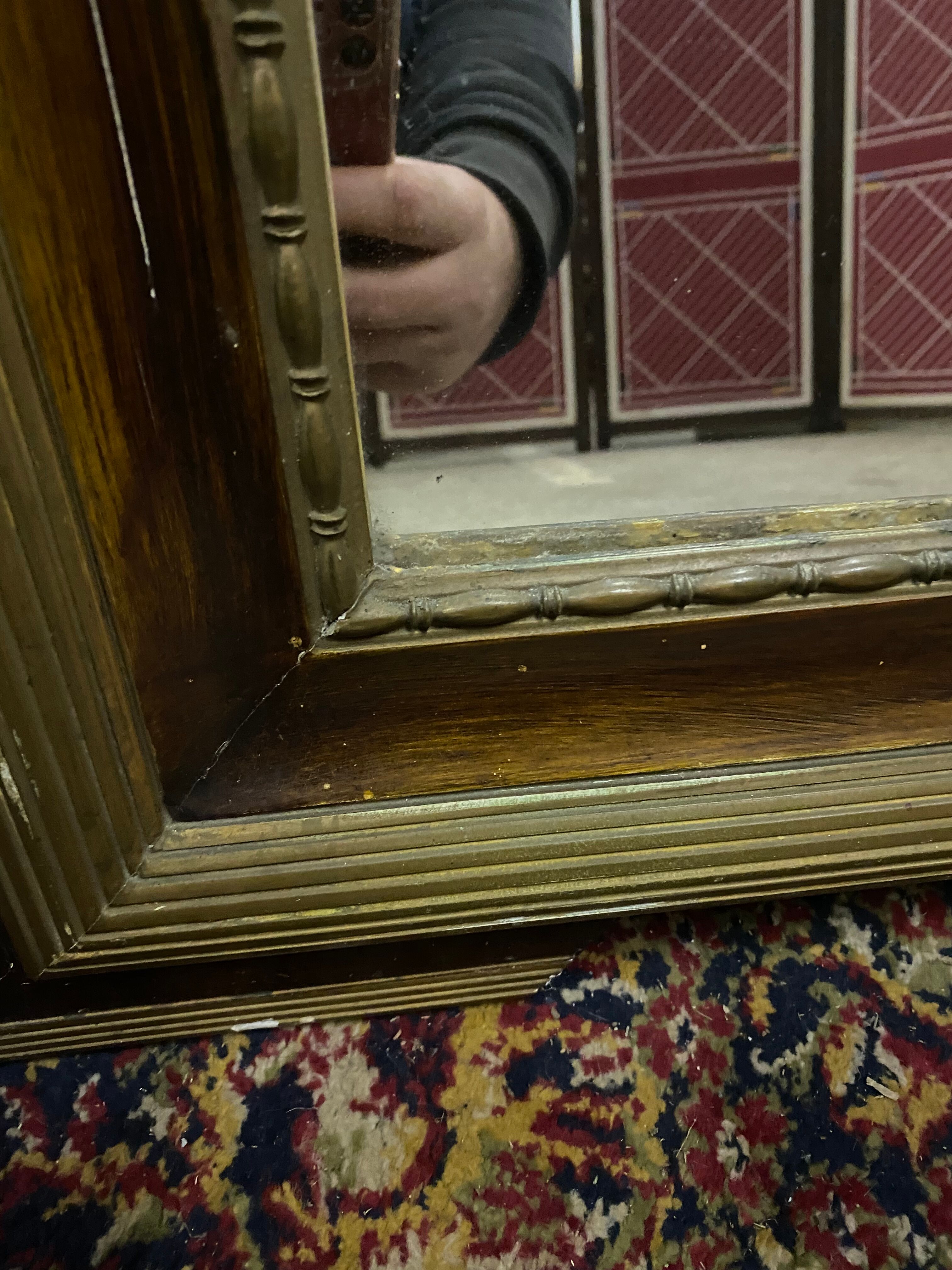 Old mirror Louis XVI style 136x80cm