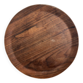 Very beautiful vintage Le Creuset wooden trivet, stamped LE CREUSET.