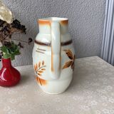 Digoin style art deco pitcher
