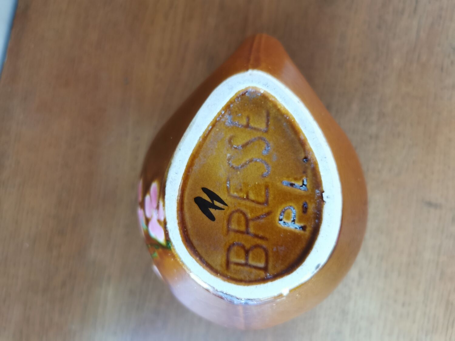 Poet Laval vintage ceramic pitcher