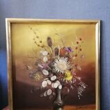 Tableau Andrée Cottray 1980, bouquet