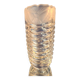 Antique crystal vase, floral pattern