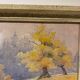 Tableau ancien , paysage dans la nature, signé Andrée Bouchard ( 1903-2002)