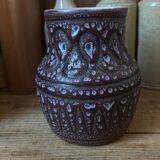 Jean Austryu (1910-2012) French ceramic 1950's, ceramic vase, France Céramique