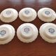 12 assiettes creuses anglaises Ridgway "Windsor" bleu