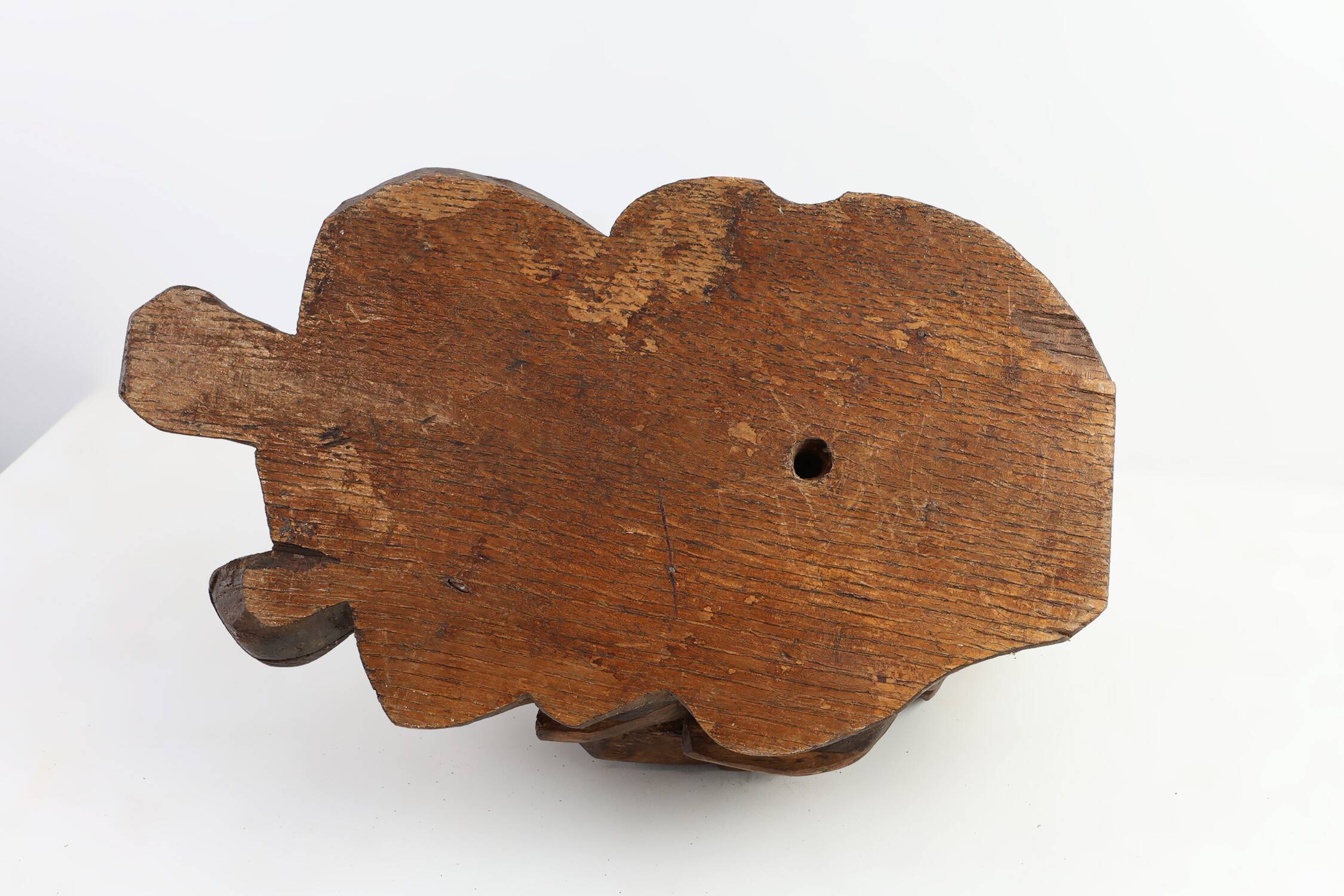 Hand-Carved Oak Wall Figure of a man, France ca. 1850