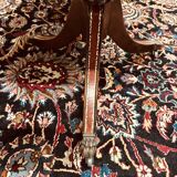 Antique English Chesterfield Coffee Table with leather top