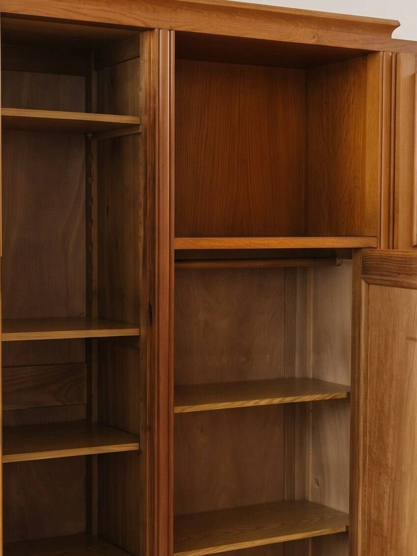 Armoire vintage années 50 en bois