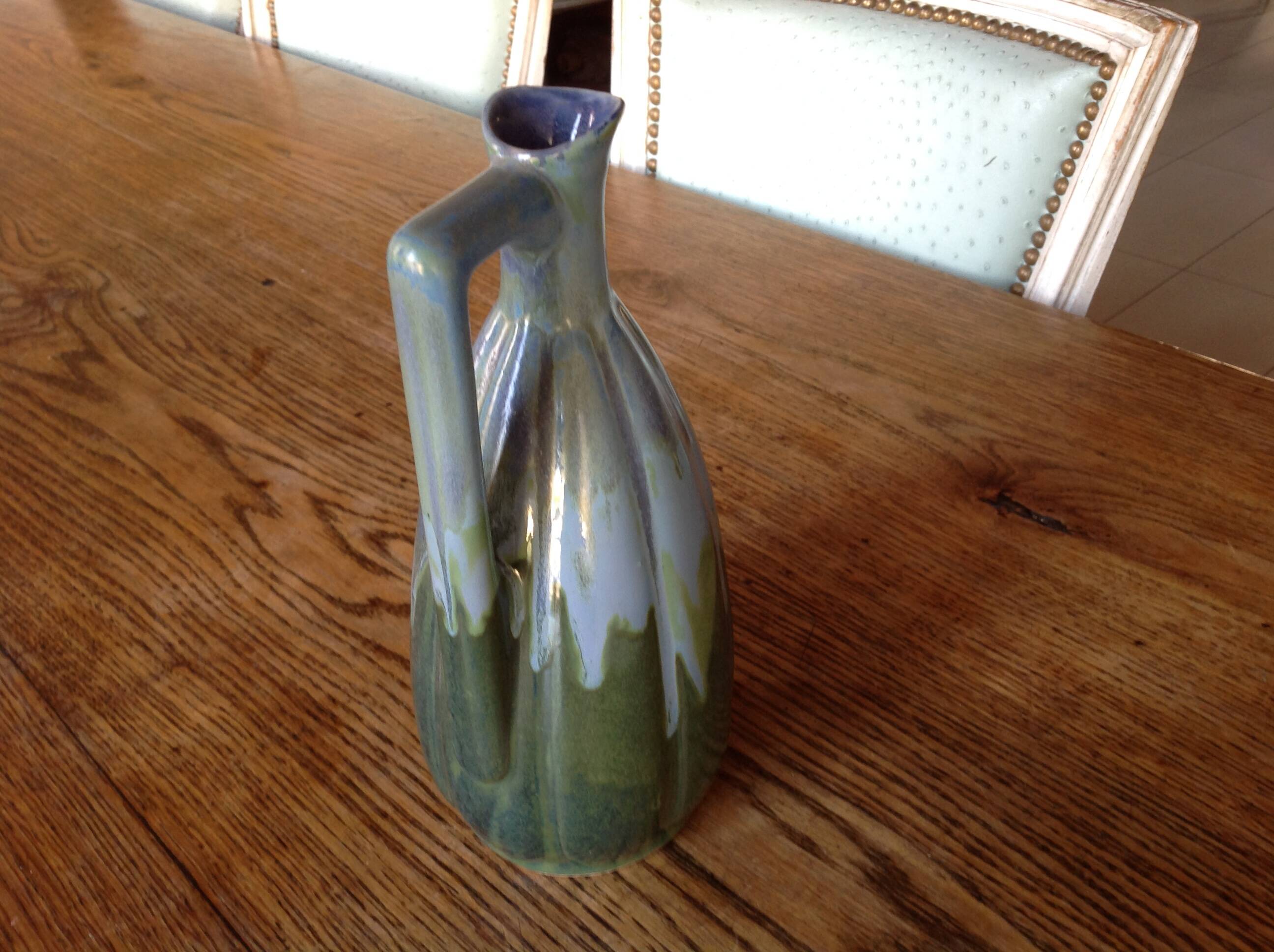 Ceramic pitcher, steel clay, revol