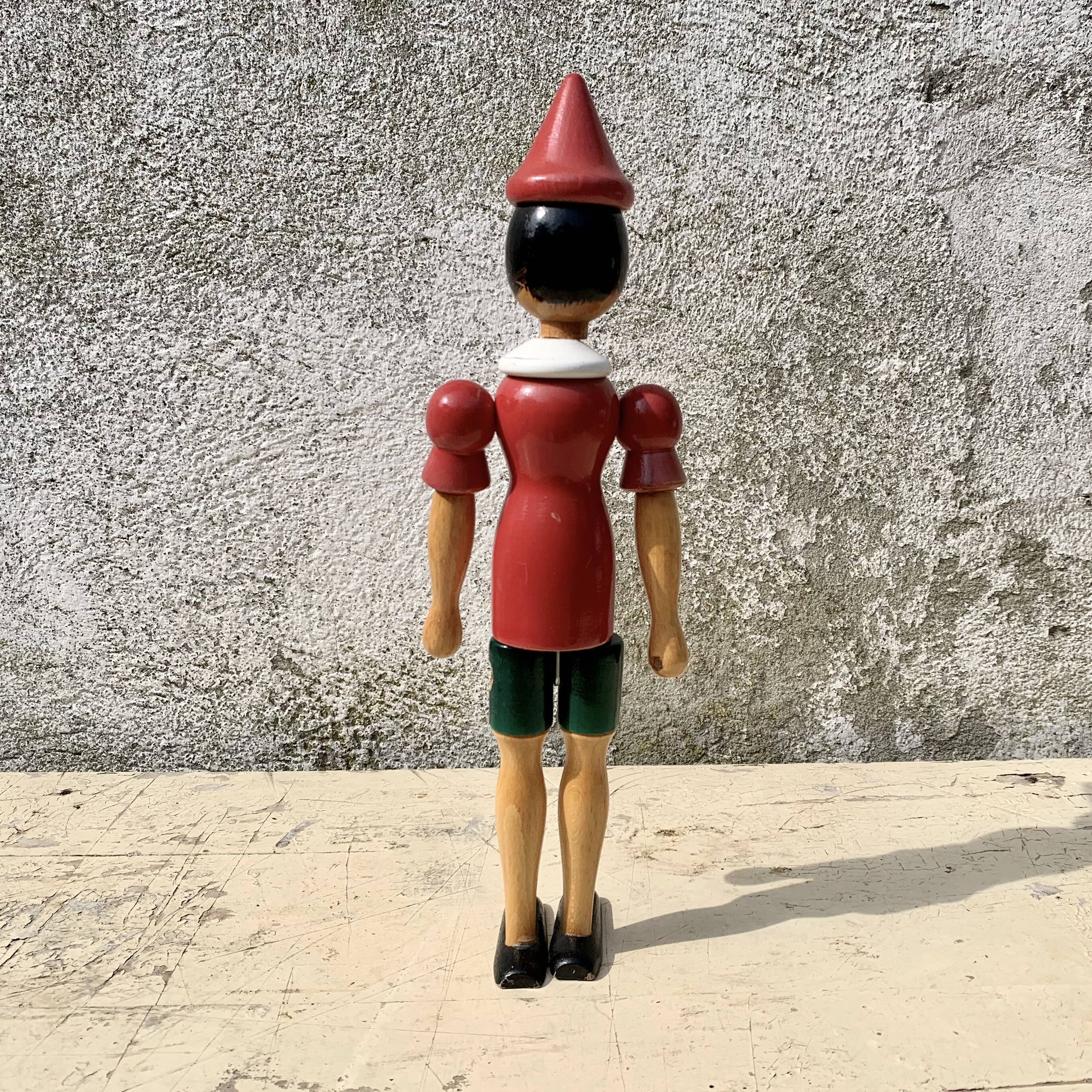 Articulated wooden Pinocchio - 31 cm