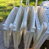 4 fauteuils de jardin pliables vintage