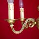 French 5 light quality bronze chandelier scroll acanthus leaf arms