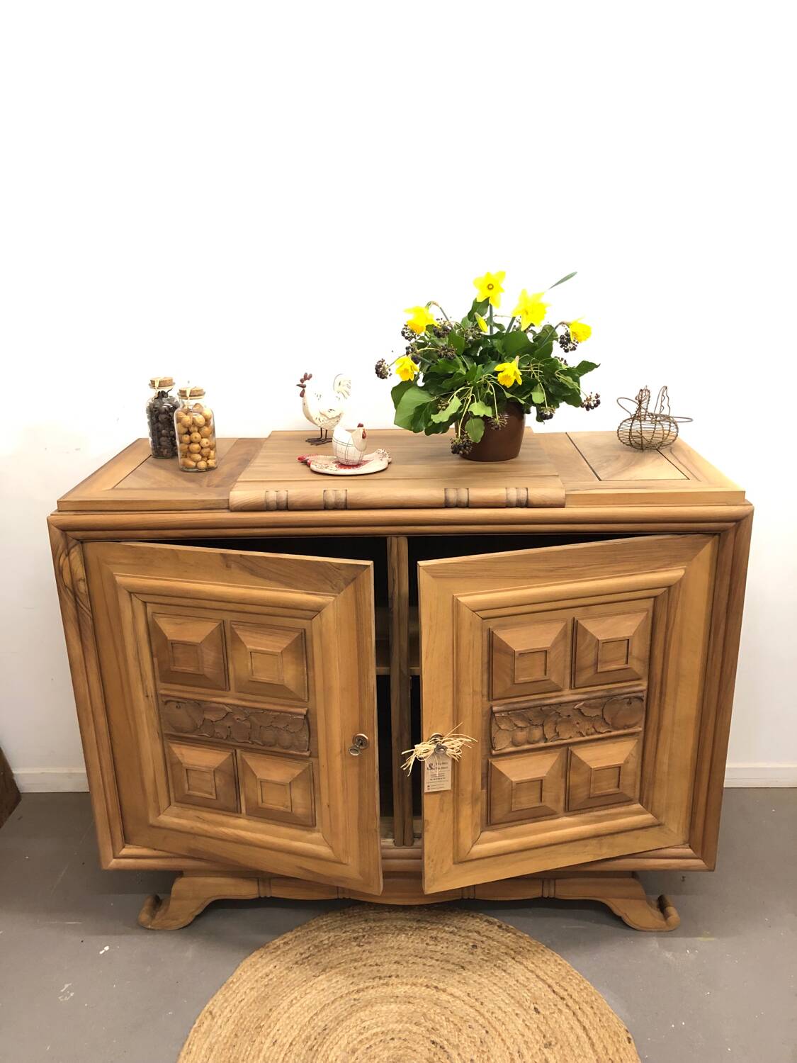 Buffet art déco brutaliste