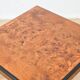 Coffee table in elm burl - 1970s
