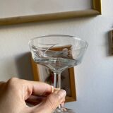 Set of 10 champagne glasses
